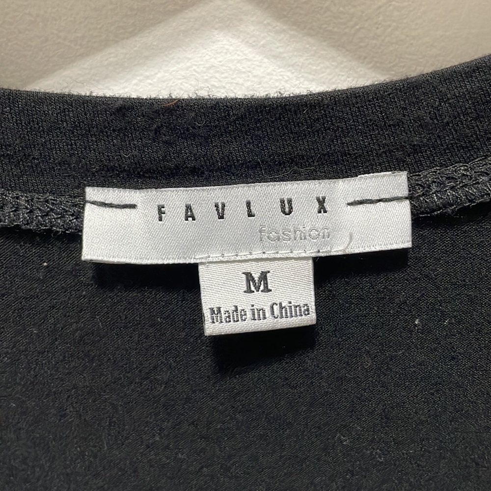 Faxlux Medium Black Bodysuit - Picture 2 of 5